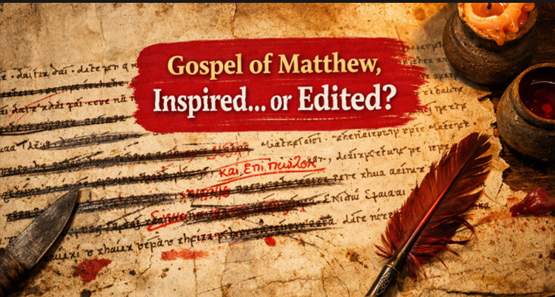 gospel of matthew. Inspired or edited